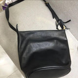 Vintage Leather Cowhide Women's Shoulder Bag Messenger Big Bag