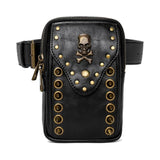 Leather Waist Packs Drop Leg Bags for Women Girl Belt Hip Bum Bag