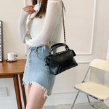 Mini Chain Crossbody Bags for Women PU Leather Handbags and Purses Shoulder Bag