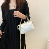Mini Chain Crossbody Bags for Women PU Leather Handbags and Purses Shoulder Bag