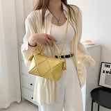 Mini Chain Crossbody Bags for Women PU Leather Handbags and Purses Shoulder Bag