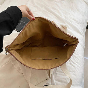 Boho Weave Beach Bag Large Handbag Summer Tote for Women