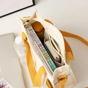 Canvas Women Shoulder Bag Japanese Harajuku Student Crossbody School Bag