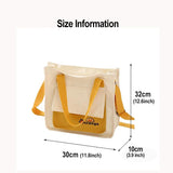Canvas Women Shoulder Bag Japanese Harajuku Student Crossbody School Bag