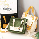 Canvas Women Shoulder Bag Japanese Harajuku Student Crossbody School Bag