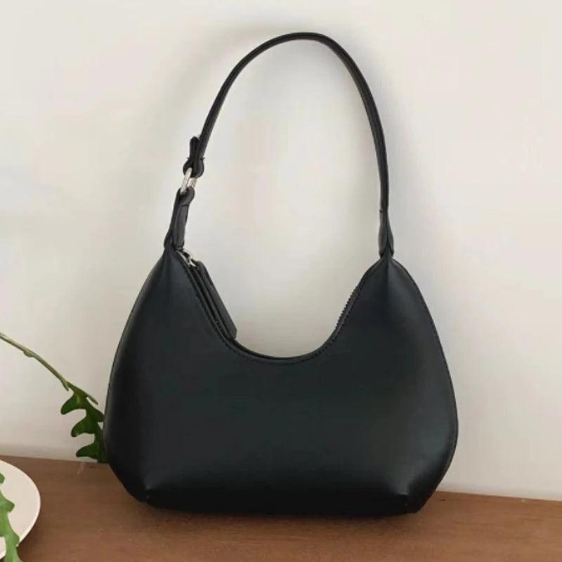 Versatile Underarm Crescent Bag for Women