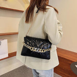 Chain Handbags Women PU Leather Shoulder Crossbody Bags Travel