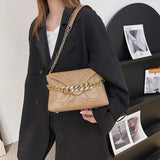Chain Handbags Women PU Leather Shoulder Crossbody Bags Travel