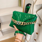 Chain Handbags Women PU Leather Shoulder Crossbody Bags Travel