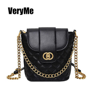 VreyMe PU Leather Bucket Bag Women Crossbody Pack Small