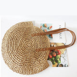 Bohemia Woman Straw Shoulder Bags Large Capacity Tote Bag