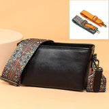 Women's Leather Messenger Bag Tote Handbag