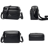 Split Leather Shoulder Bag Women Ladies Crossody