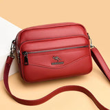 Split Leather Shoulder Bag Women Ladies Crossody