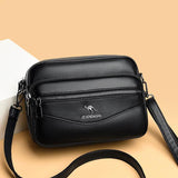 Split Leather Shoulder Bag Women Ladies Crossody
