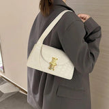 Stone Pattern Shoulder Women's Bags Handbags for Women Small Flap Shopper