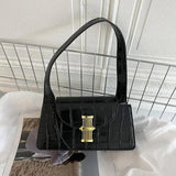 Stone Pattern Shoulder Women's Bags Handbags for Women Small Flap Shopper