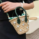 Summer Beach Shoulder Bags for Women Crossbody Small Flap Handbags