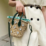 Summer Beach Shoulder Bags for Women Crossbody Small Flap Handbags