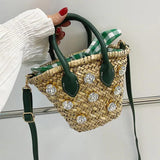 Summer Beach Shoulder Bags for Women Crossbody Small Flap Handbags