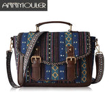 Bohemian Style Shoulder Bag Crossbody Bag Vintage Satchel