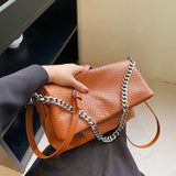 Chain Shoulder Bags for Woman Soft Handbags Totes