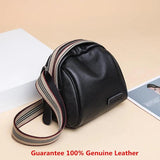 Cowhide Women Bags Handbag Leather Waist Bag Lady Tote Crossbody Shoulder Bag