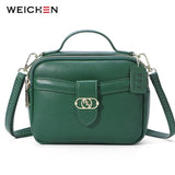 WEICHEN Small Shoulder Bag for Women Flap Pu Leather Crossbody Bag