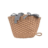 Straw Shoulder Bag National Style Bucket Women Bag