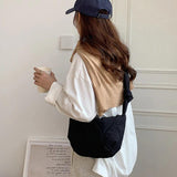 Vintage Canvas Armpit Messenger Bag for Women