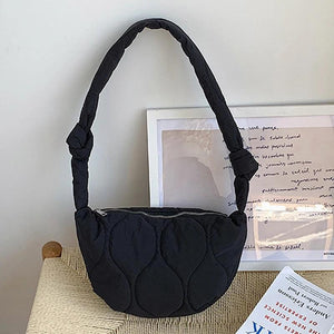 Vintage Canvas Armpit Messenger Bag for Women