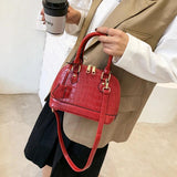 Stone Pattern Shell Bag High-capacity Women Handbag Shoulder Bag