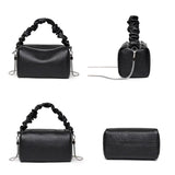 Cow Leather Chain Women Shoulder Crossbody Bags Ladies Tote Sac Handbags