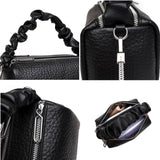 Cow Leather Chain Women Shoulder Crossbody Bags Ladies Tote Sac Handbags