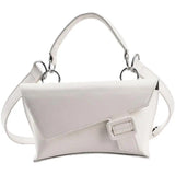 Green Leather Shoulder Bag For Women Waist Pocket Small Purses And Handbags