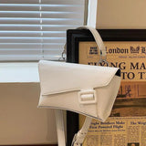 Green Leather Shoulder Bag For Women Waist Pocket Small Purses And Handbags