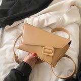 Green Leather Shoulder Bag For Women Waist Pocket Small Purses And Handbags