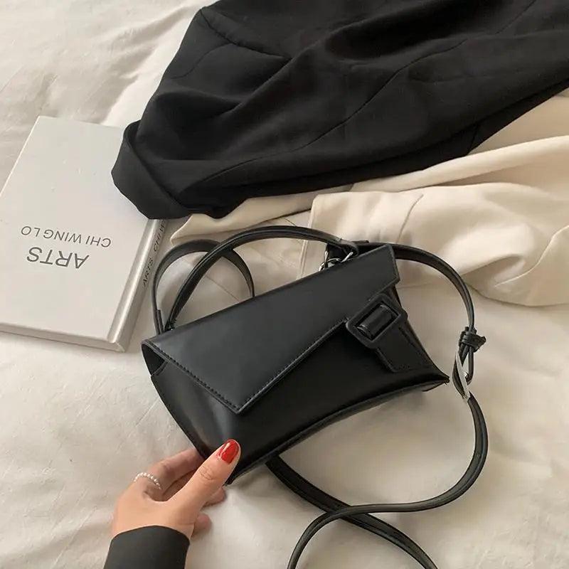 Green Leather Shoulder Bag For Women Waist Pocket Small Purses And Handbags