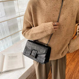 CGCBAG Crocodile Pattern Handbag Shoulder Bag Crossbody Bag