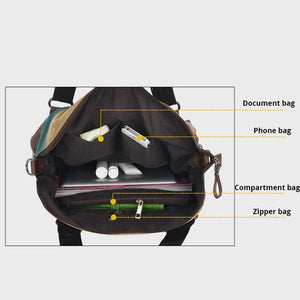 Canvas Shoulder Bag Women Handbags Ladies Hand Bags Tote Casual Crossbody