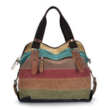 Canvas Shoulder Bag Women Handbags Ladies Hand Bags Tote Casual Crossbody