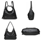 Soft Leather Crossbody Tote Bag for Women