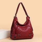 Soft Leather Crossbody Tote Bag for Women