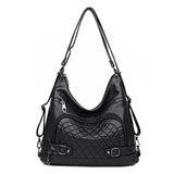 Soft Leather Crossbody Tote Bag for Women