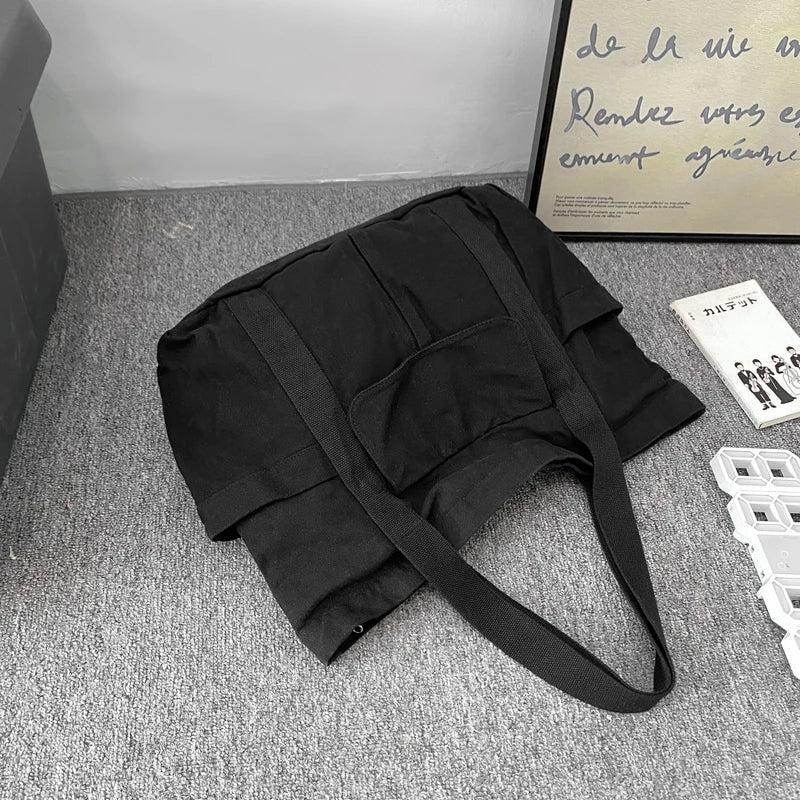 Large Capacity Shoulder Bag Women Canvas Tote Bag