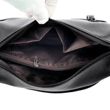 Vintage Leather Messenger Bag Crossbody Women Shoulder Bag