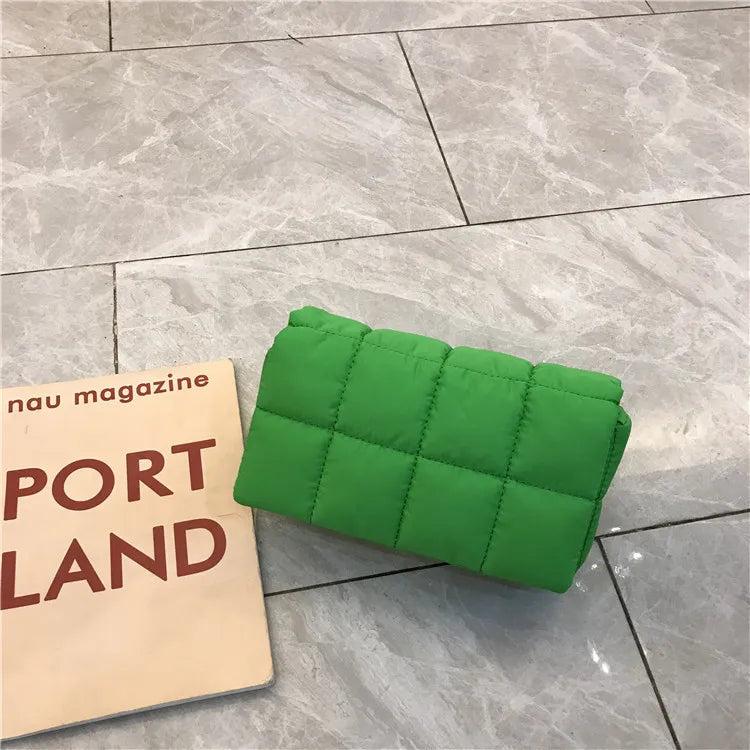 Winter Shoulder Tote Women Down Bag