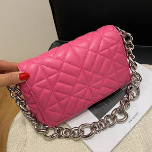 Green Chain Shoulder Bag Purses Handbag Armpit Bags