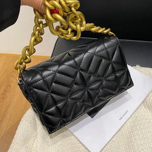 Green Chain Shoulder Bag Purses Handbag Armpit Bags