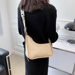 Soft Leather Shoulder Bag for Women Zip Crossbody